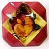 BP141 reverse carved pansy pin